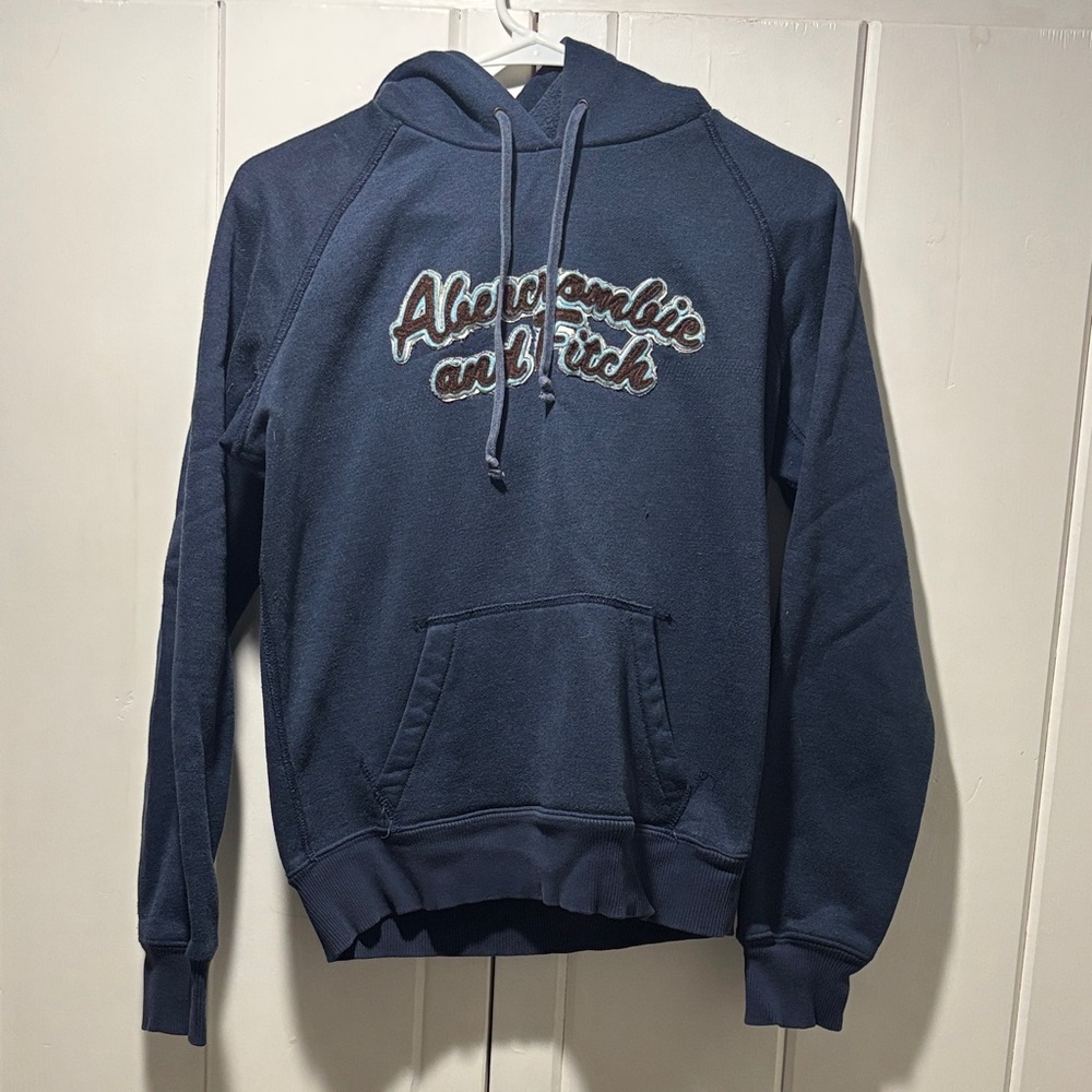 Abercrombie & Fitch Dark Blue Vintage Hoodie